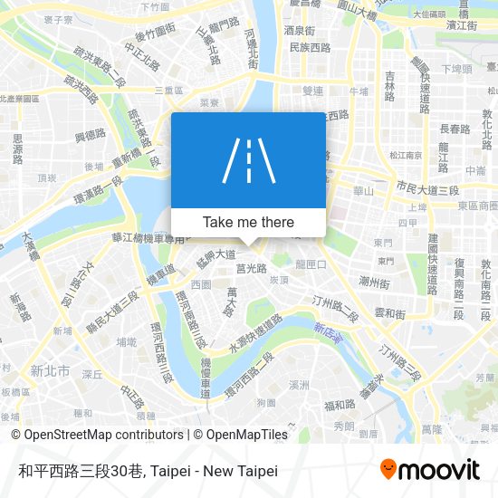 和平西路三段30巷地圖