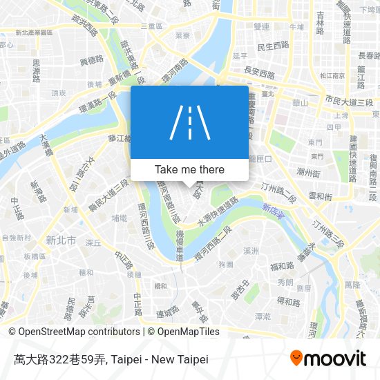 萬大路322巷59弄地圖
