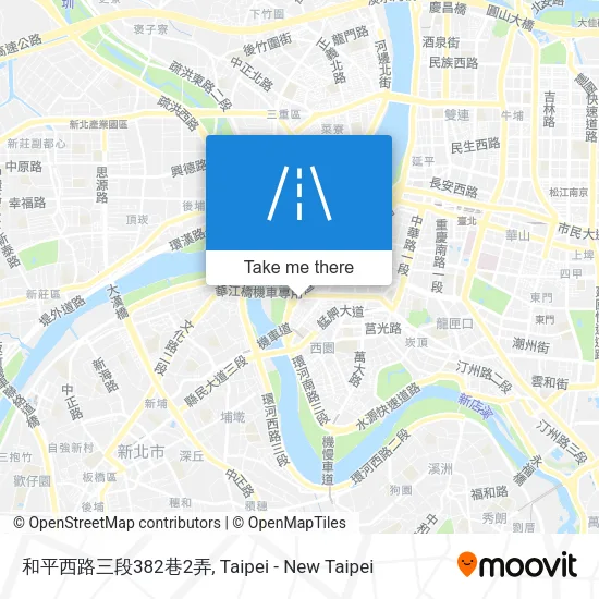 和平西路三段382巷2弄地圖