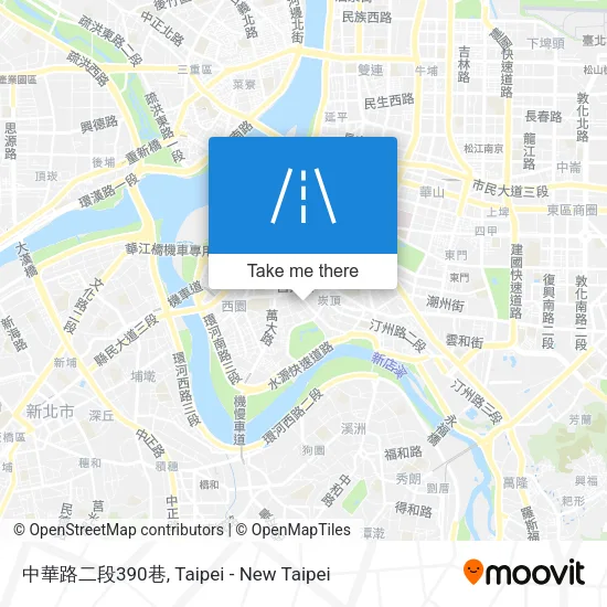 中華路二段390巷地圖