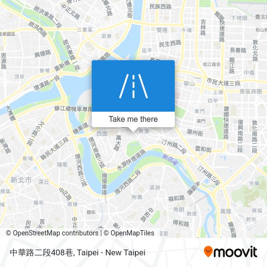 中華路二段408巷地圖