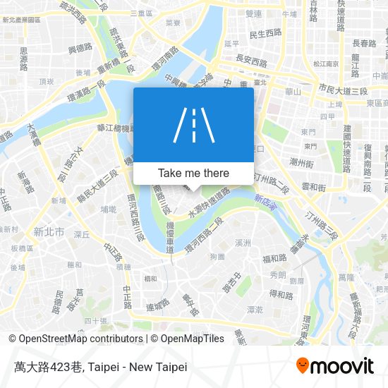 萬大路423巷地圖