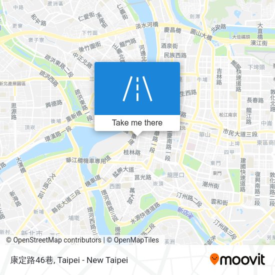 康定路46巷 map