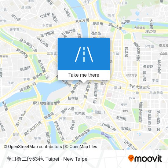 漢口街二段53巷 map