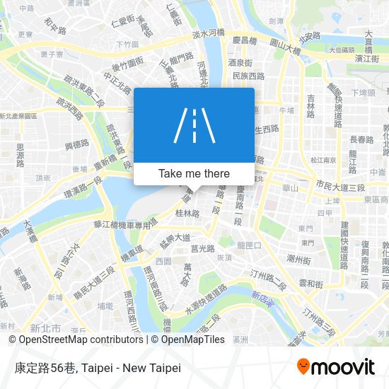 康定路56巷地圖