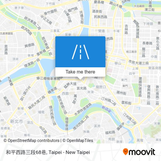 和平西路三段68巷地圖