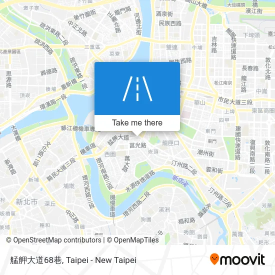 艋舺大道68巷 map