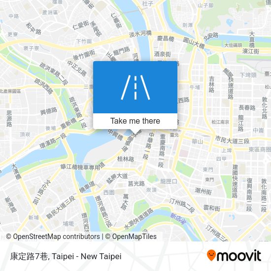康定路7巷 map