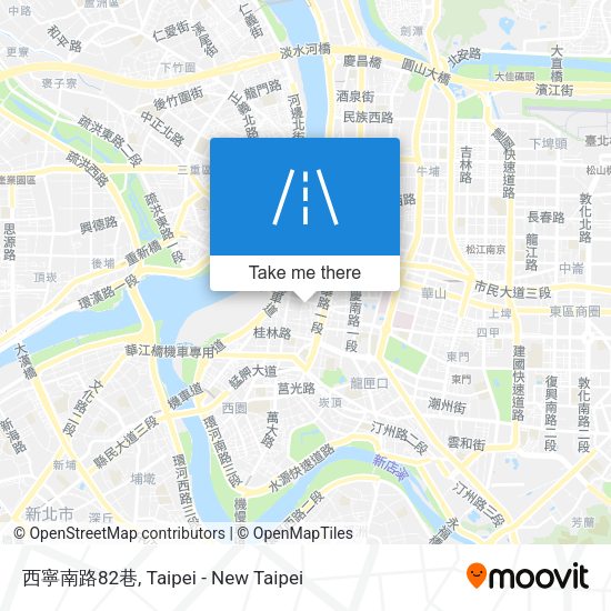 西寧南路82巷 map