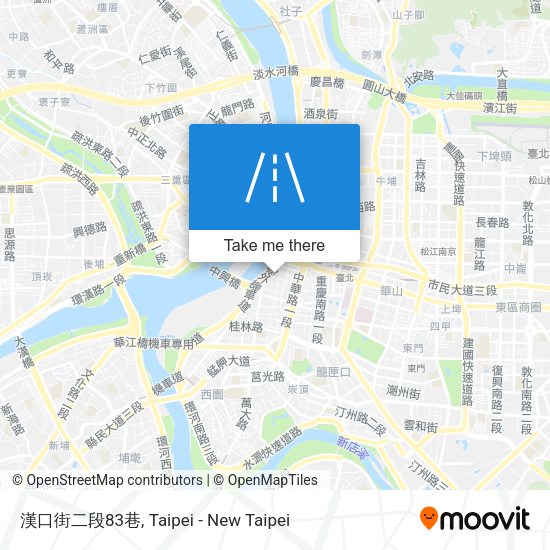漢口街二段83巷 map