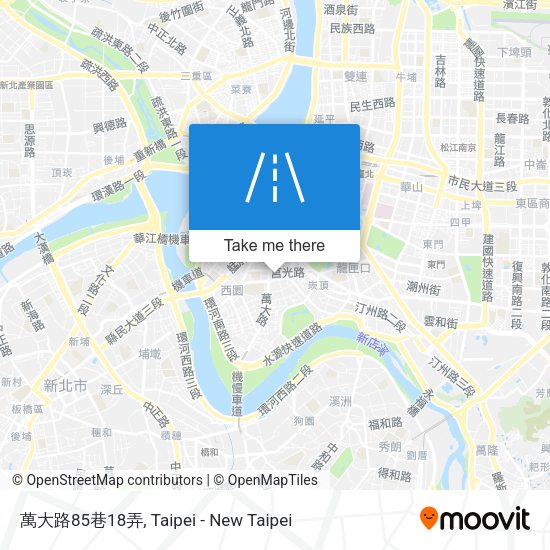 萬大路85巷18弄地圖