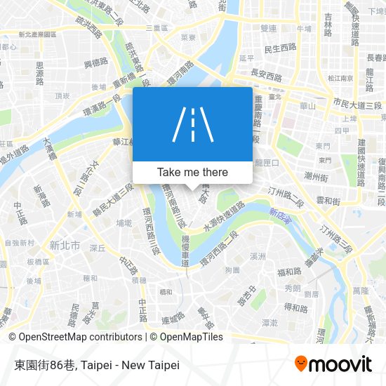 東園街86巷 map
