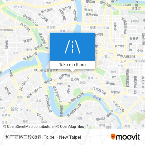 和平西路三段88巷地圖