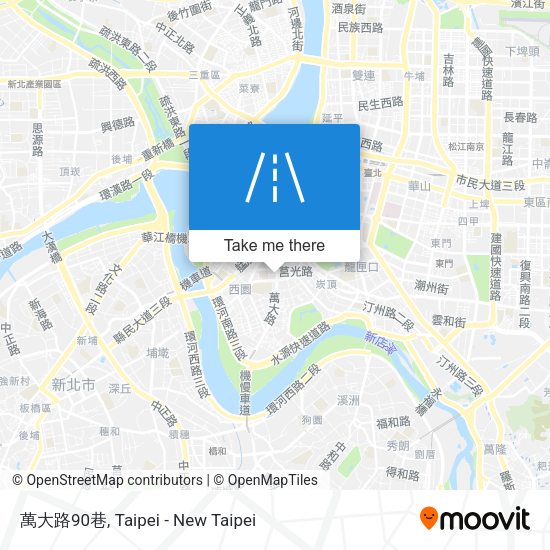 萬大路90巷地圖