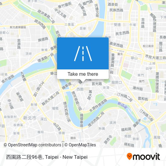 西園路二段96巷地圖