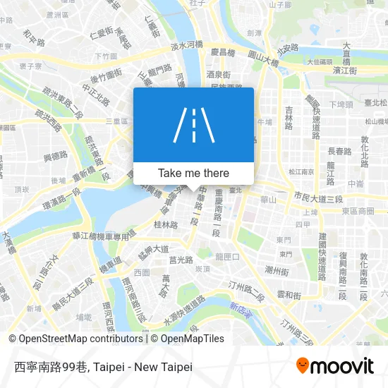 西寧南路99巷地圖