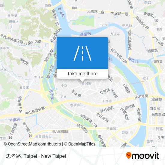 忠孝路地圖