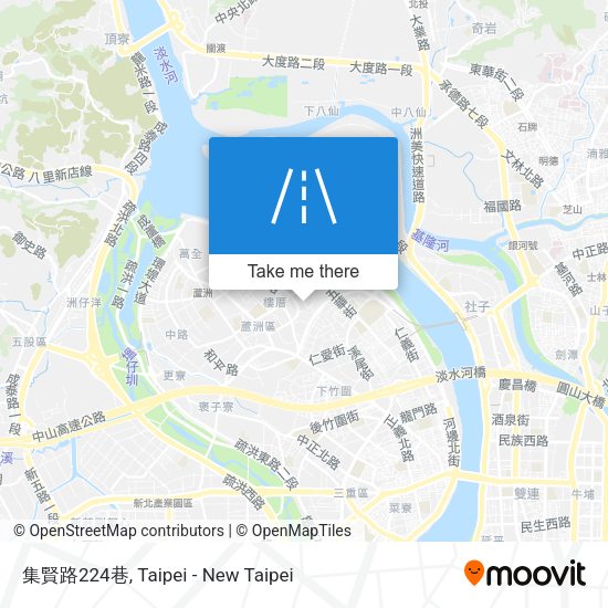 集賢路224巷地圖