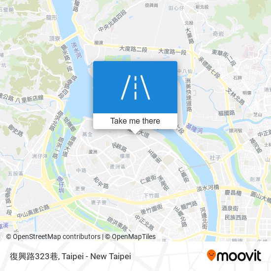 復興路323巷地圖