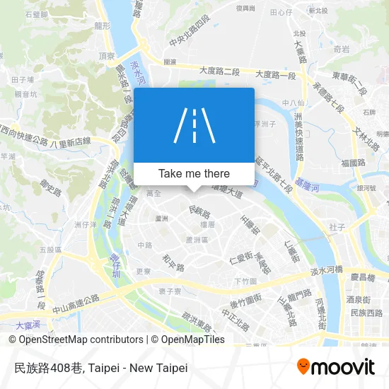 民族路408巷地圖