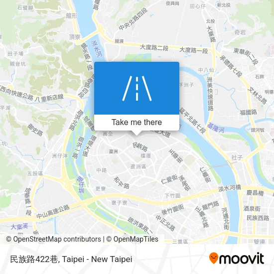 民族路422巷地圖