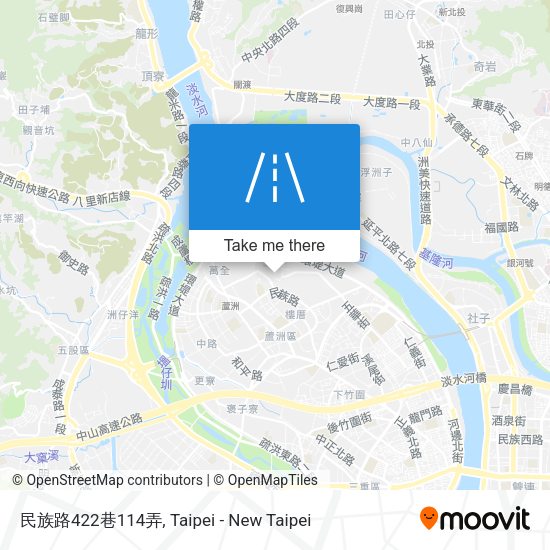 民族路422巷114弄地圖