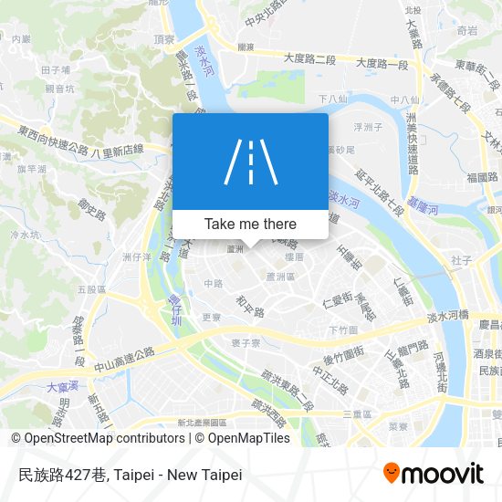 民族路427巷地圖