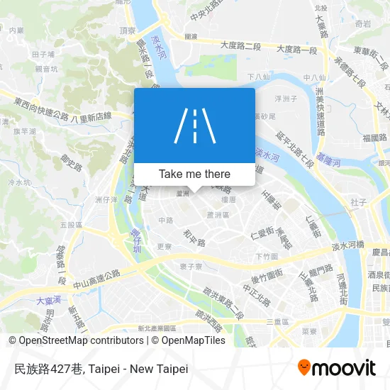 民族路427巷地圖