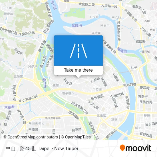 中山二路45巷地圖