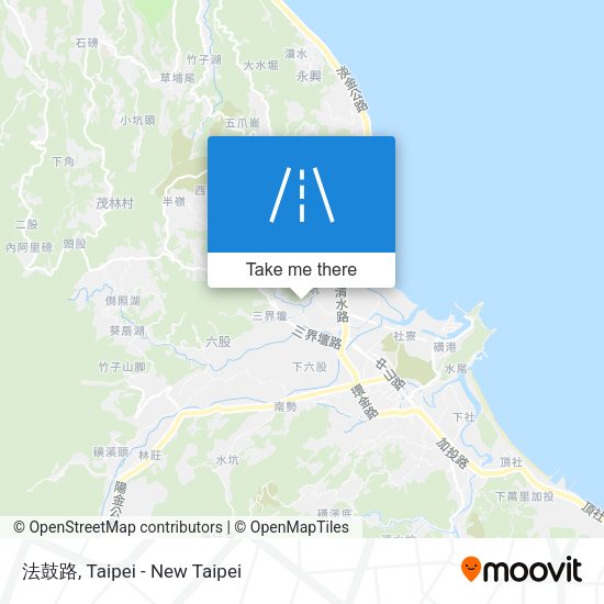 法鼓路地圖