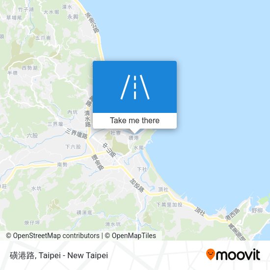 磺港路地圖