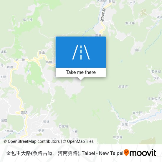 金包里大路(魚路古道、河南勇路)地圖