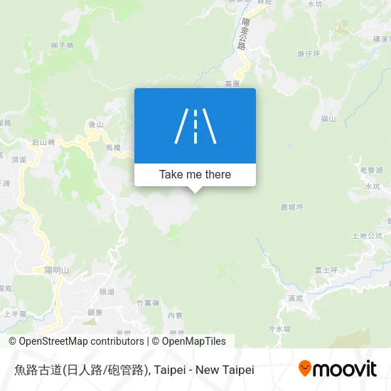 魚路古道(日人路/砲管路)地圖