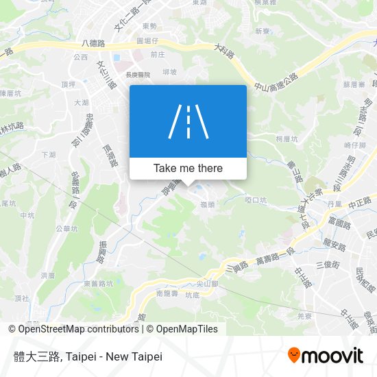體大三路地圖