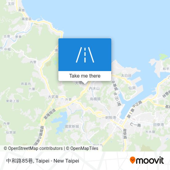 中和路85巷地圖