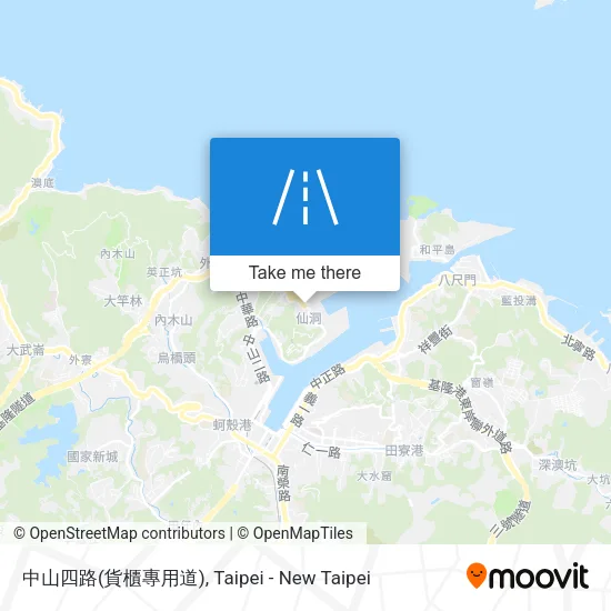 中山四路(貨櫃專用道) map