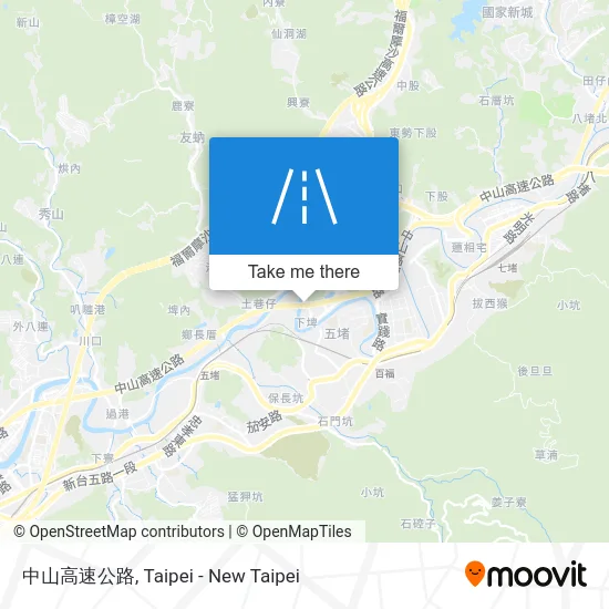 中山高速公路 map