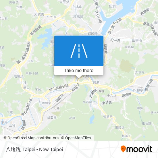 八堵路 map