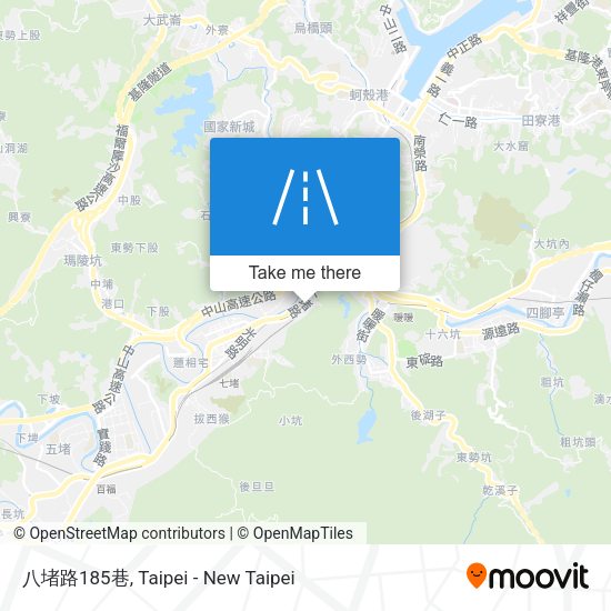 八堵路185巷地圖