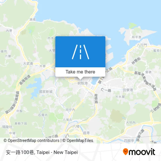 安一路100巷 map