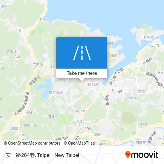 安一路284巷 map