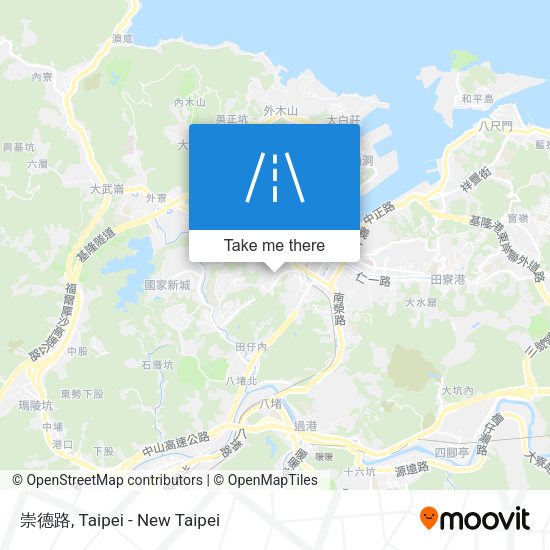 崇德路地圖