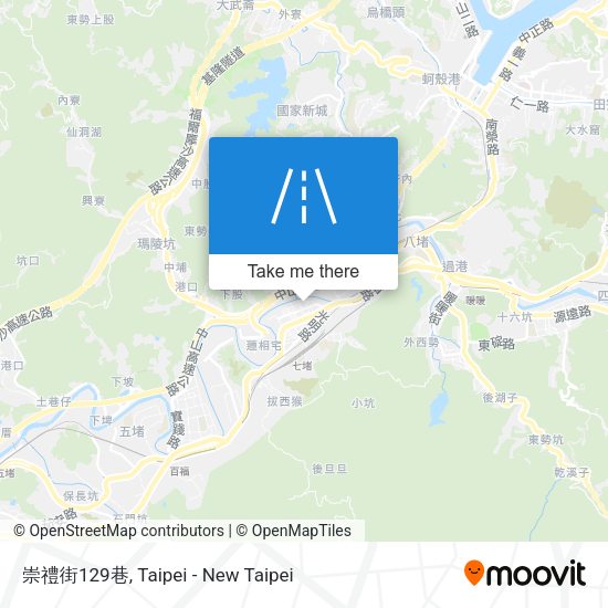 崇禮街129巷地圖