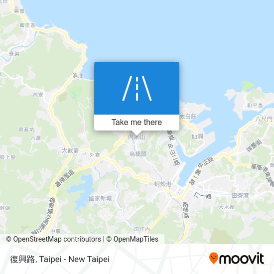 復興路地圖