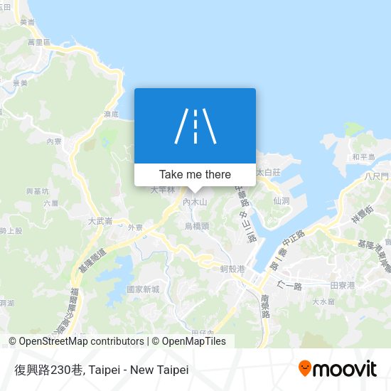 復興路230巷地圖