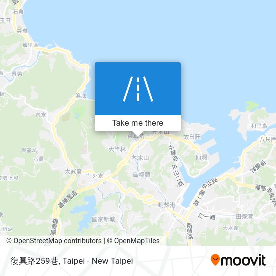 復興路259巷地圖