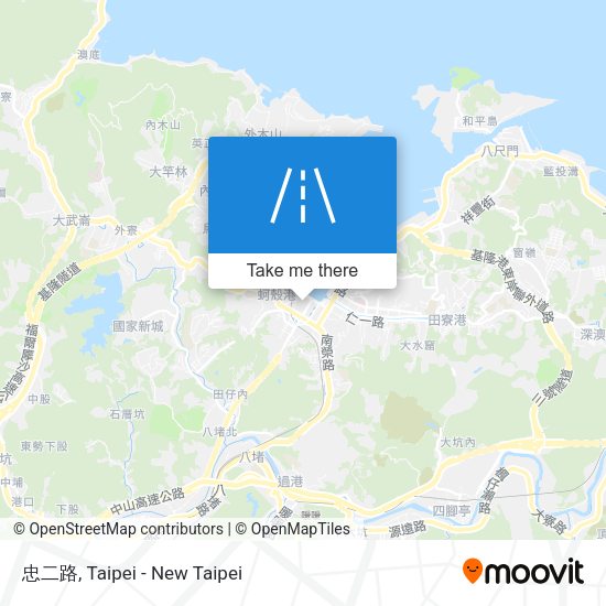 忠二路地圖