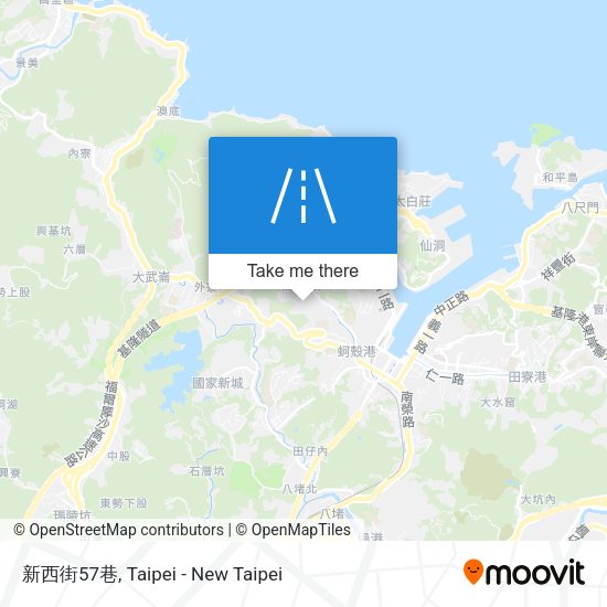 新西街57巷 map