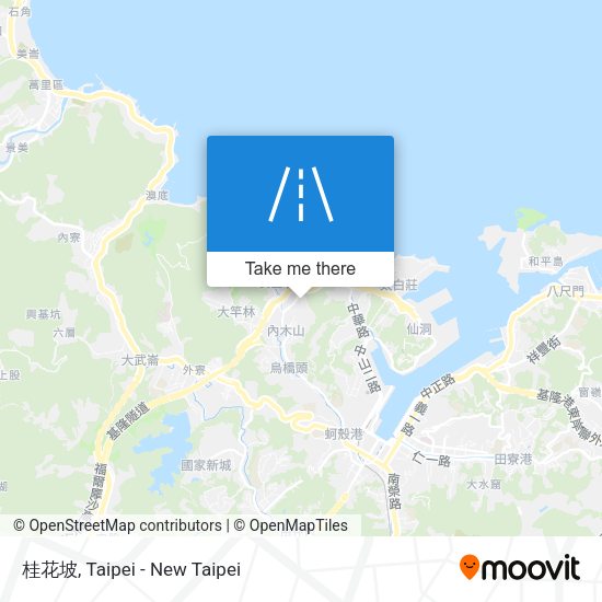 桂花坡地圖