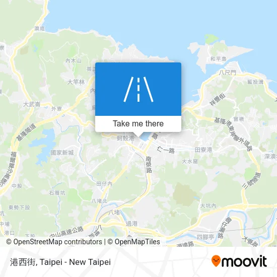 港西街 map